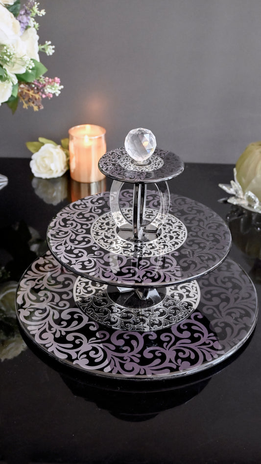 Black Imperial: 3 Layer Cake Stand