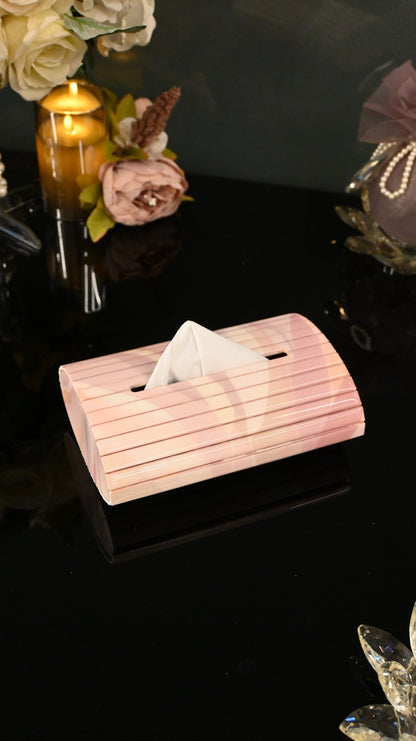 Pink Bloom: Flexi Oval Tissue Box