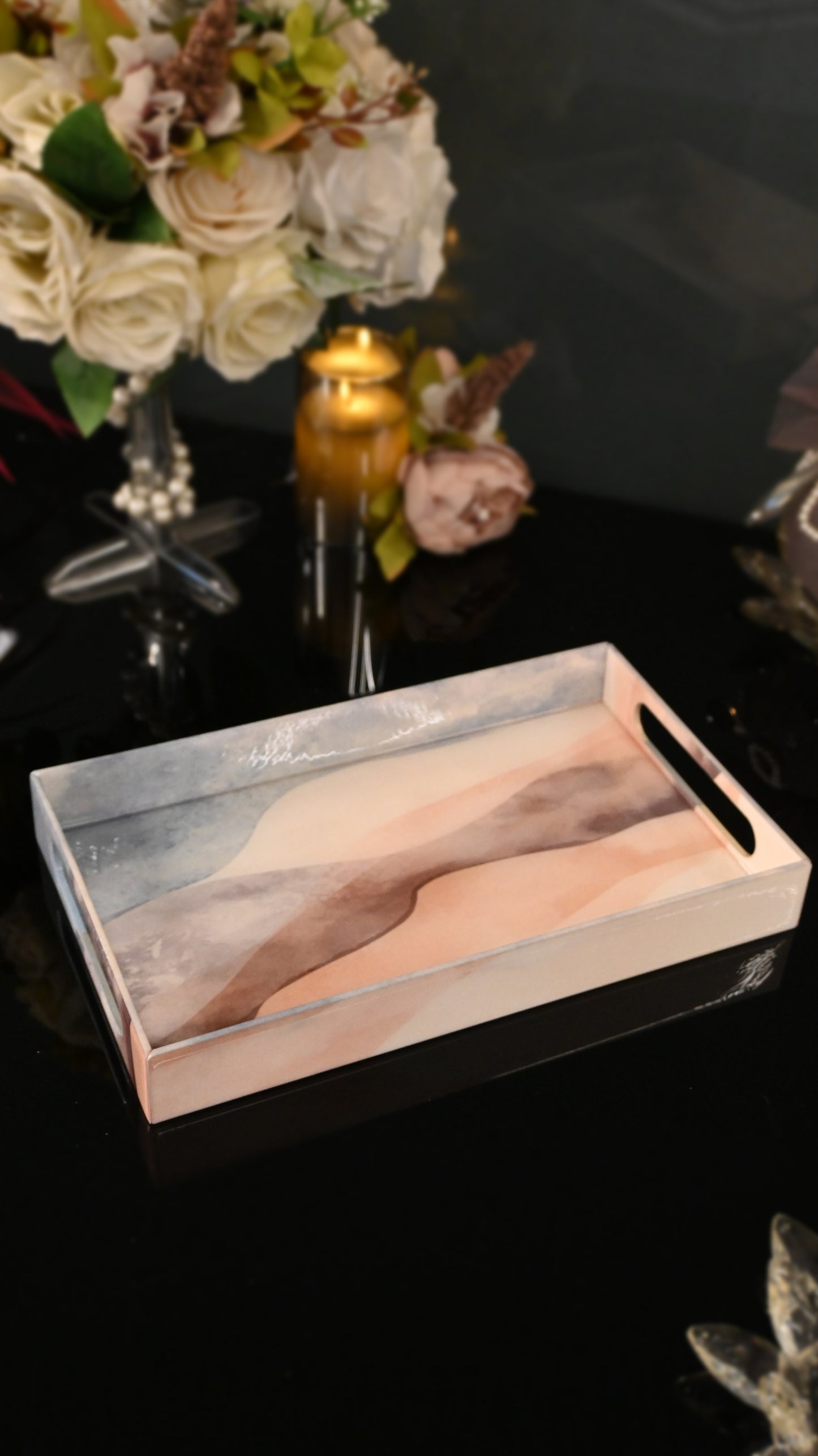 Terra Mist: Rectangular 4 Wall Tray