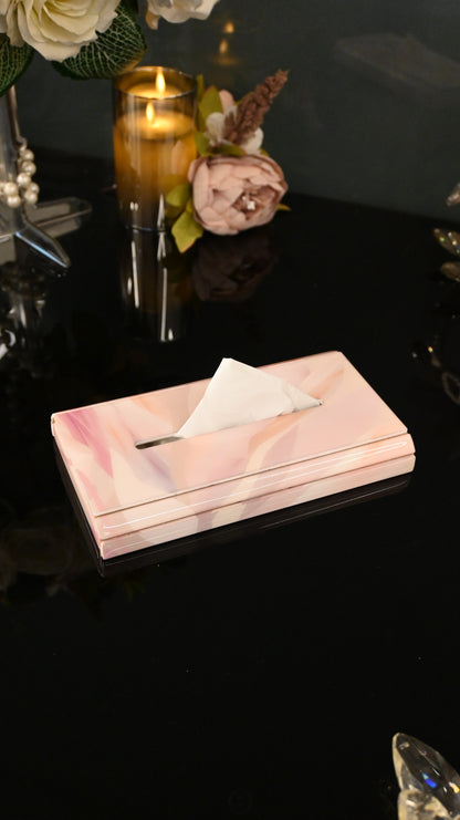 Pink Bloom: Flexi Super Sleek Tissue Box