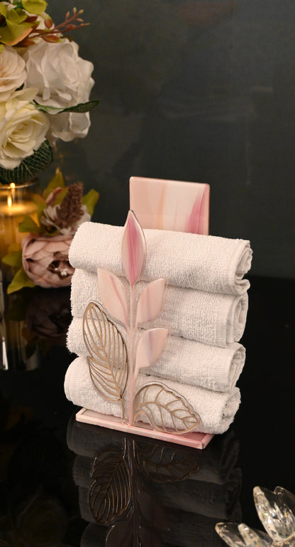 Pink Bloom: Towel Holder