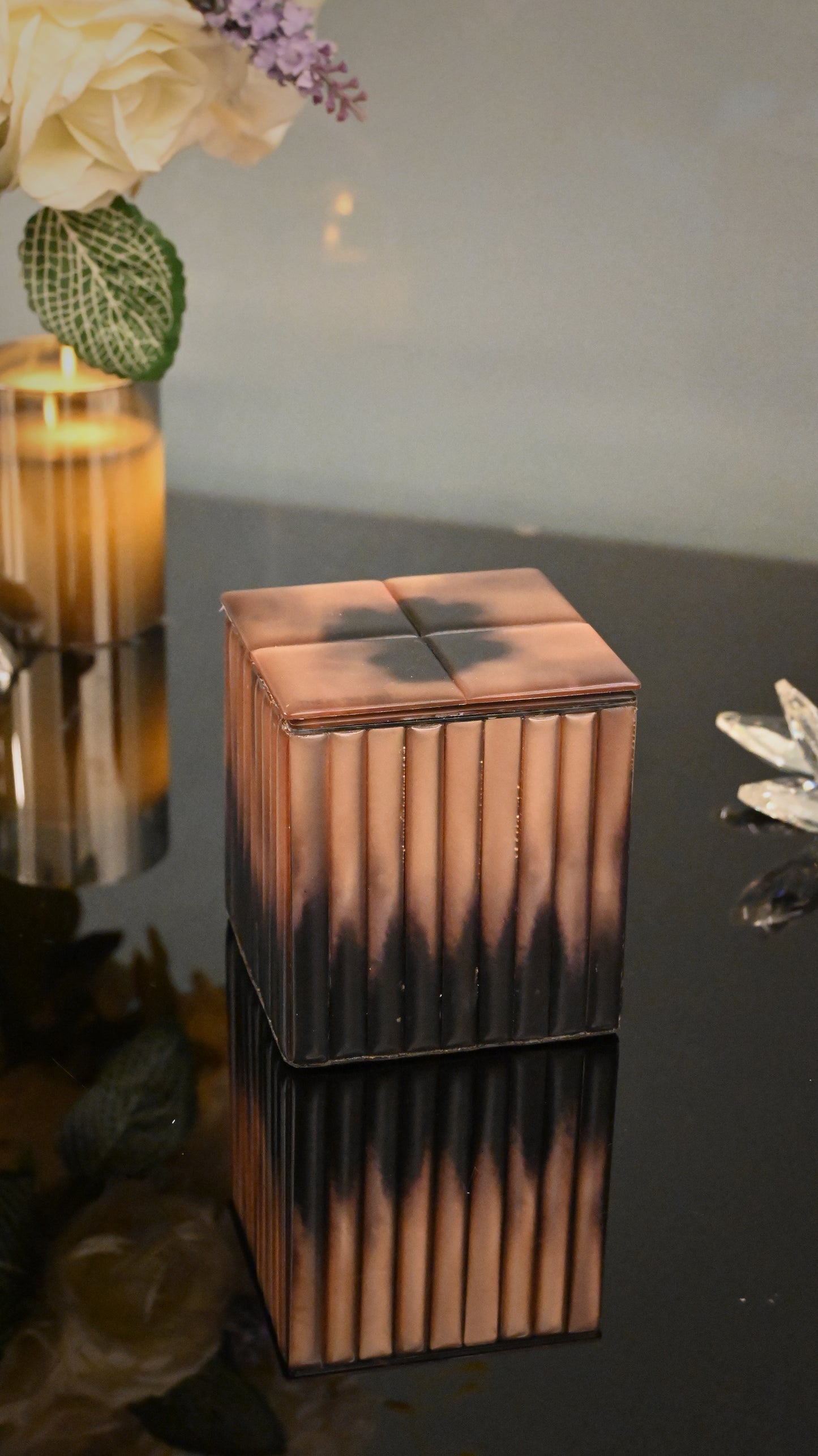 Metallic Rosegold: Storage Jar