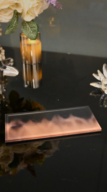 Metallic Rosegold: Rectangular Base Tray