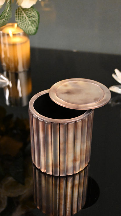 Metallic Silver: Storage Jar