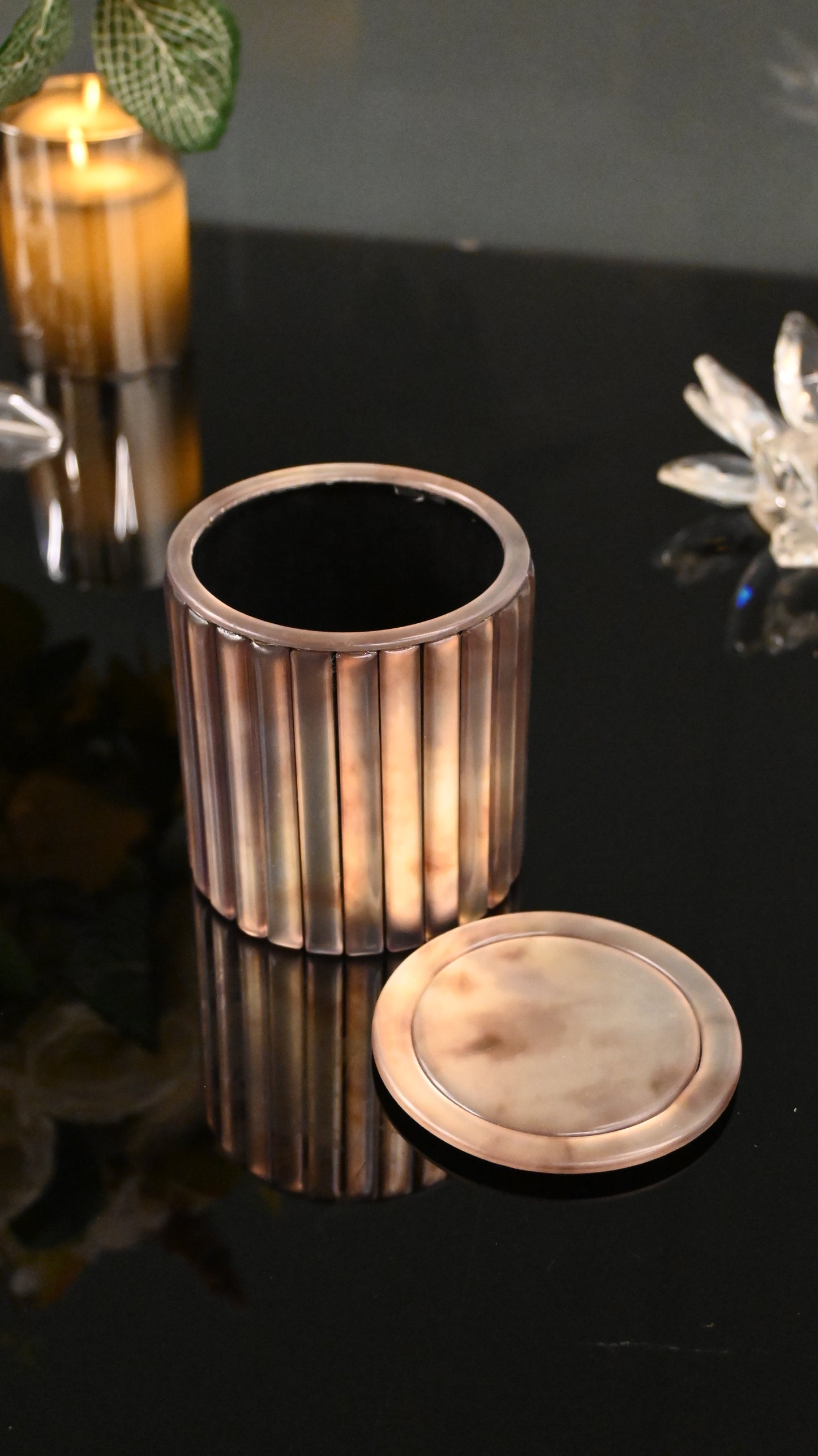 Metallic Silver: Storage Jar