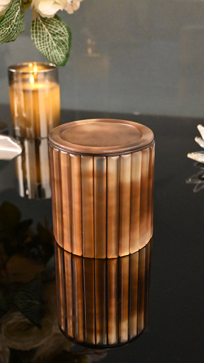 Metallic Gold: Storage jar