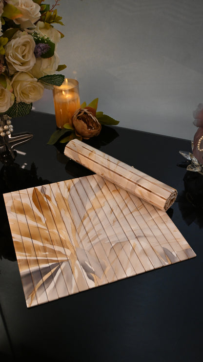 Golden Bloom: Flexi Placemat