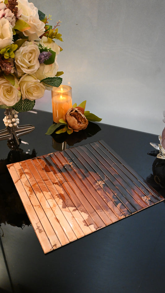 Golden Fade: Foldable Placemat