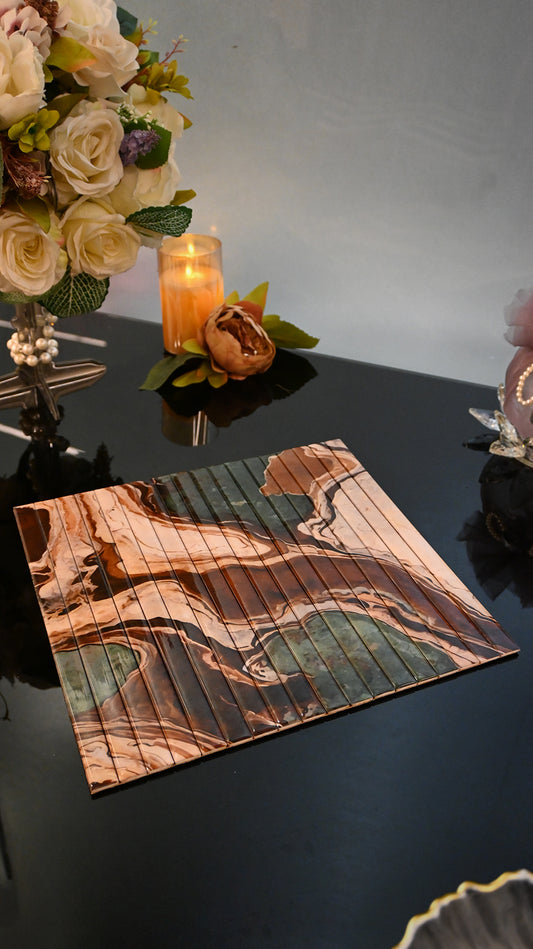 Earth Marble: Foldable Placemat