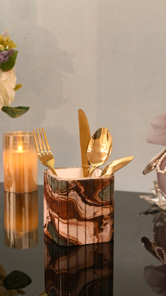 Earth Marble: Cutlery Holder