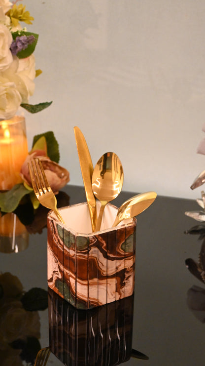Earth Marble: Cutlery Holder