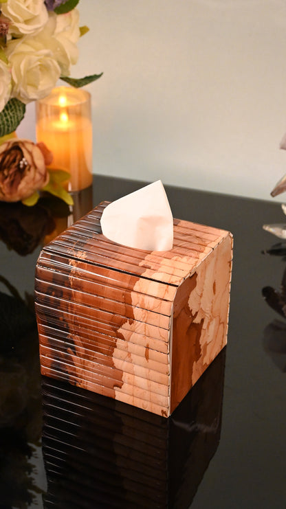 Golden Fade: Flexi Square Tissue Box