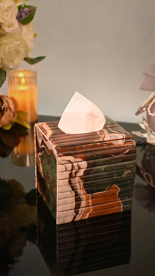 Earth Marble: Flexi Square Tissue Box