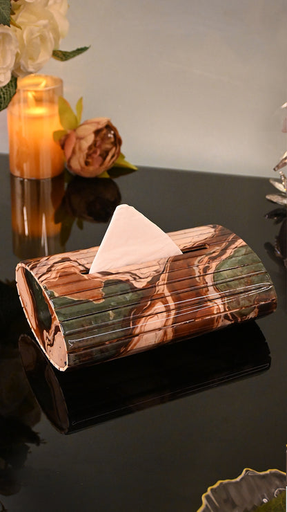 Earth Marble: Flexi Oval Tissue Box