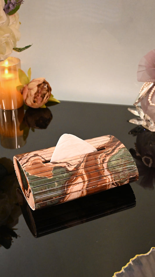 Earth Marble: Flexi Oval Tissue Box