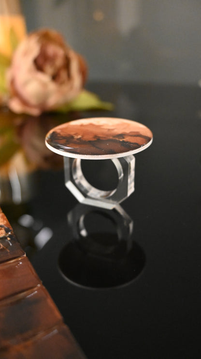 Golden Fade: Napkin Ring (Set of 4)