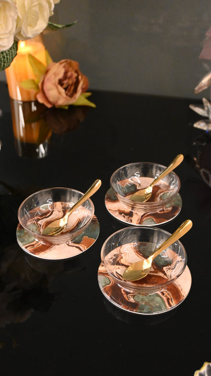 Earth Marble: Dip Bowl (Set of 3)