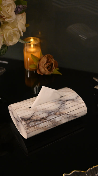 Italian Marble: Flexi Oval Tissue Box