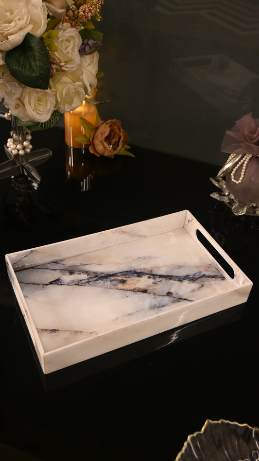 Italian Marble: Medium 4 Wall Tray