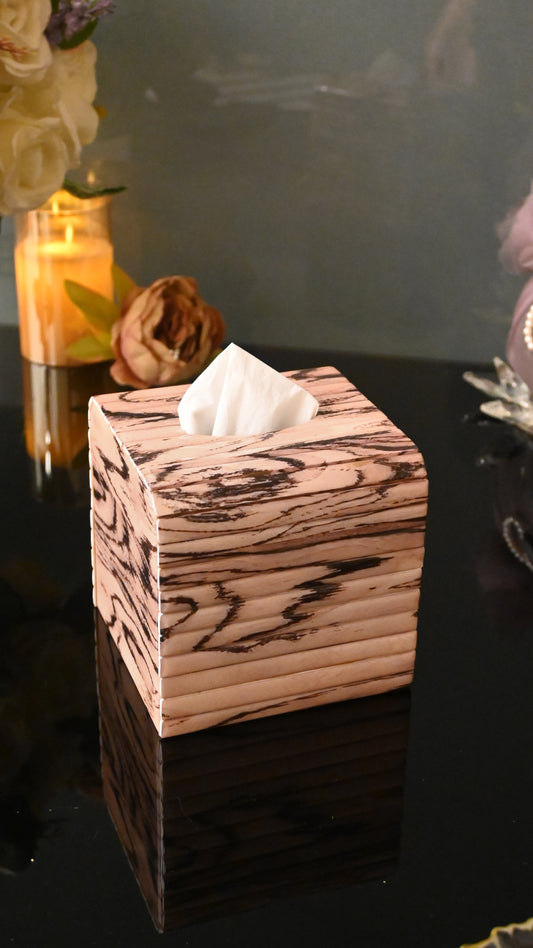Oak Elegance: Flexi Square Tissue Box