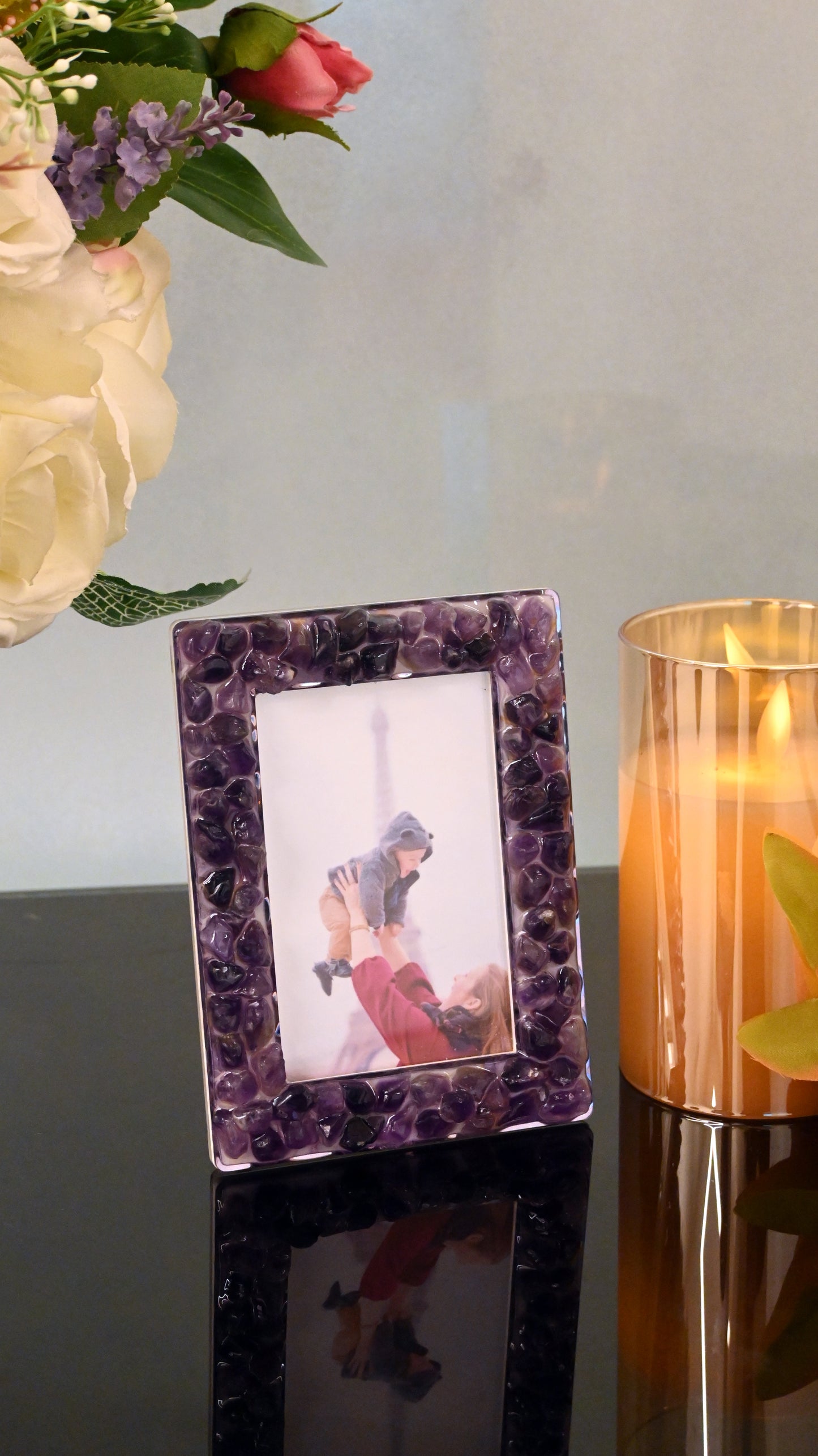 Stones Purple: Photo Frame