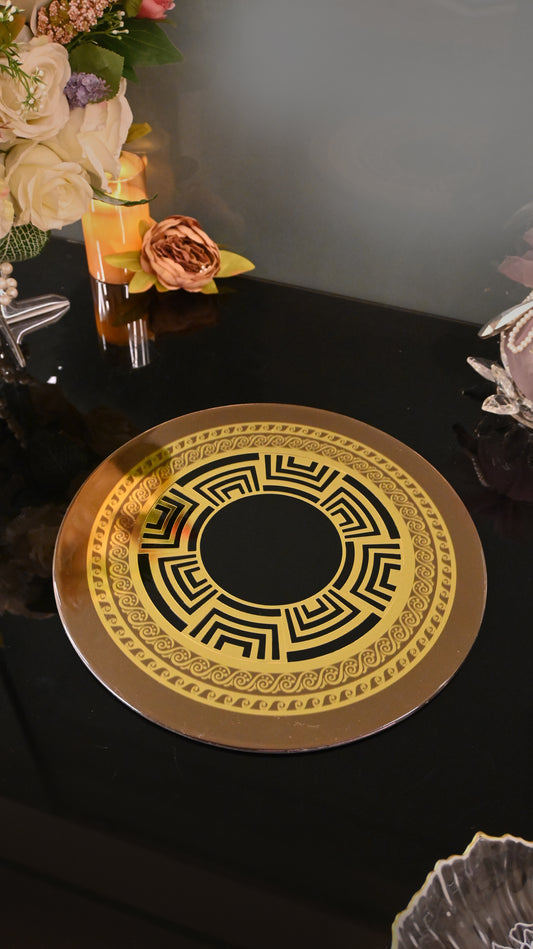 Regal Metalic Gold: Round Placemat