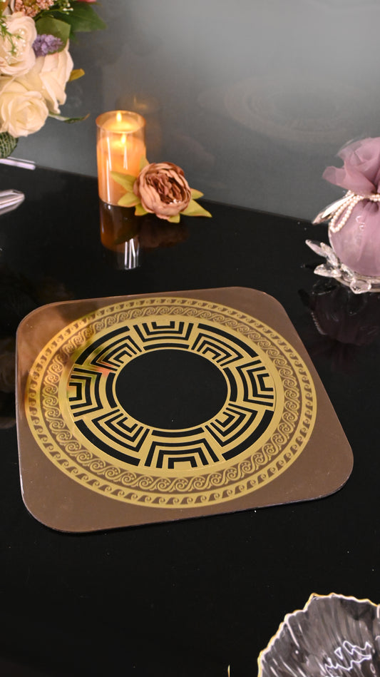 Regal Metalic Gold: Square Placemat