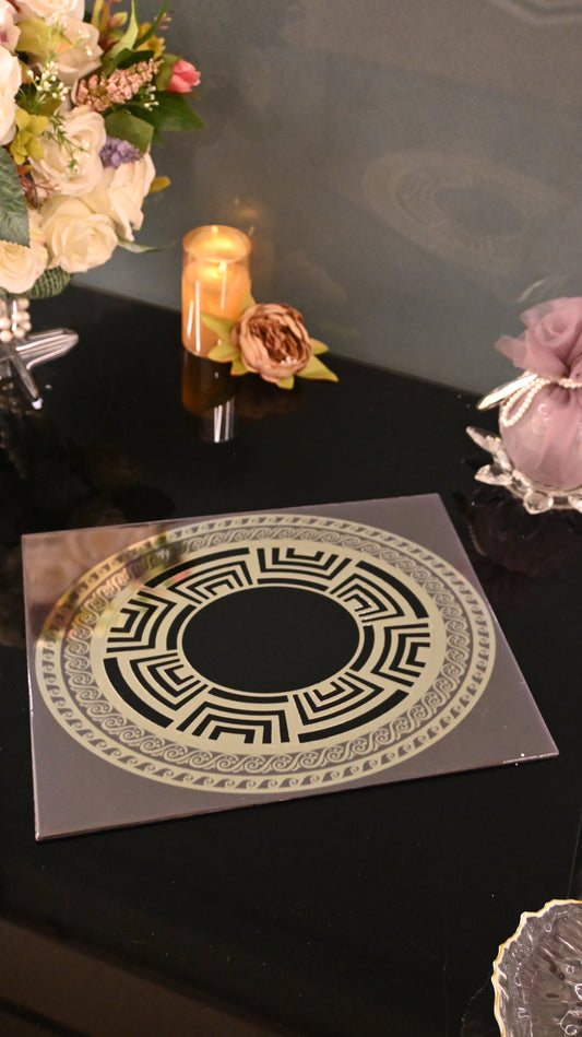 Regal Metalic Silver: Rectangular Placemat