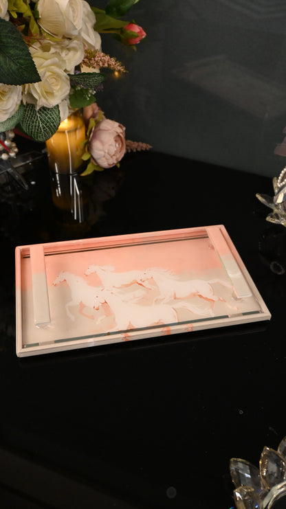 Stallion: Rectangular Border Tray