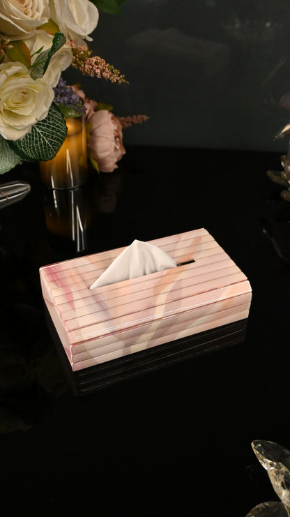 Pink Bloom: Flexi Sleek Tissue Box
