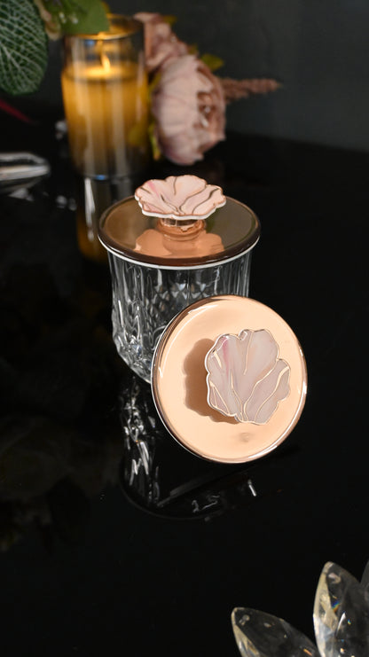 Pink Bloom: Lids (Set Of 2)