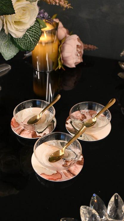 Desert Symphony: Dip Bowl (Set of 3)