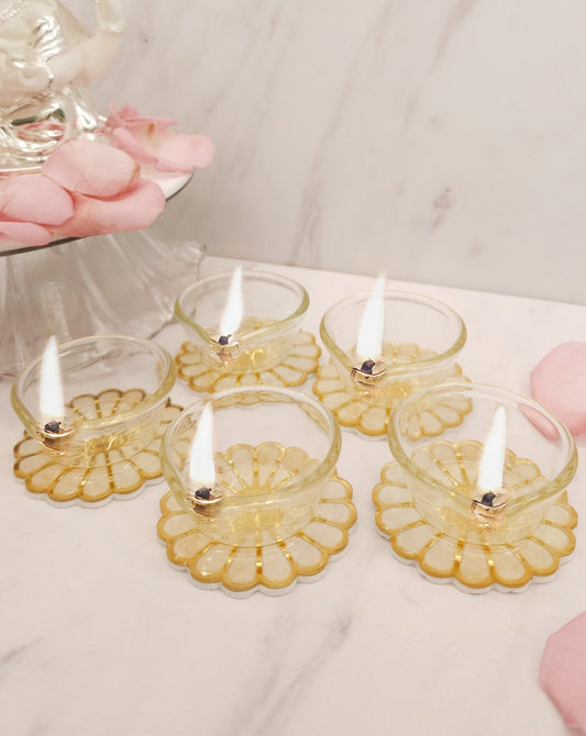 Daisy Gold: Diyas (Set Of 5)