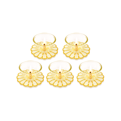 Daisy Gold: Diyas (Set Of 5)