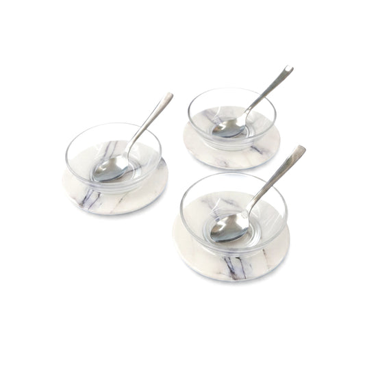 Italian Marble: Dip Bowls (Set of 3)