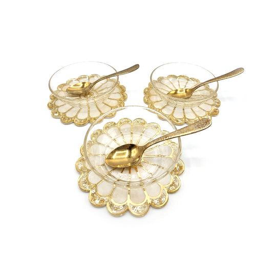 Daisy Gold: Dip Bowl (Set Of 3)