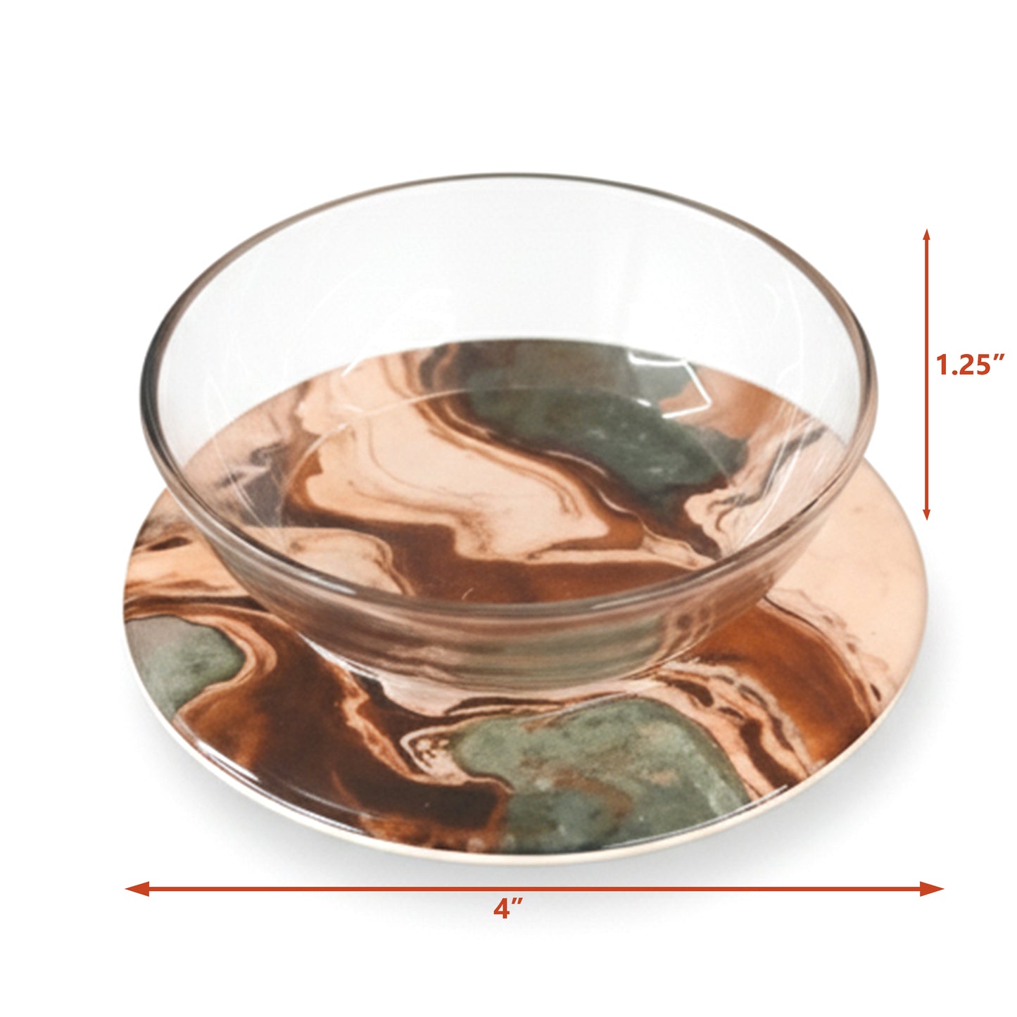 Earth Marble: Dip Bowl (Set of 3)