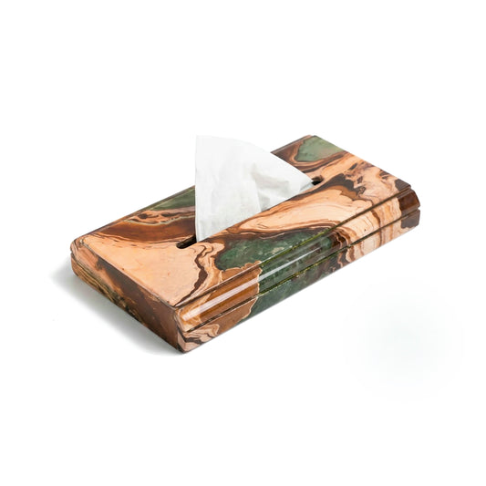 Earth Marble: Super Sleek Tissue Box