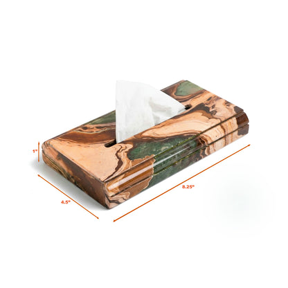 Earth Marble: Super Sleek Tissue Box