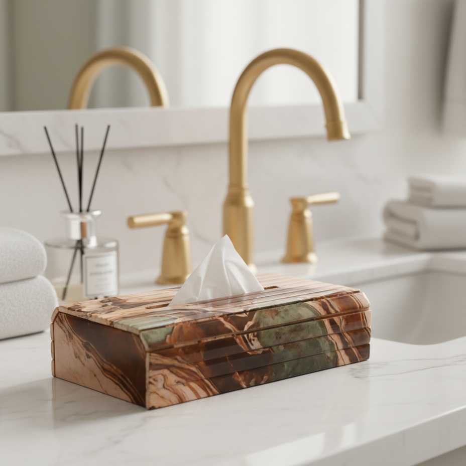Earth Marble: Flexi Sleek Tissue Box