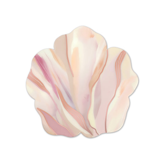 Pink Bloom: Flower Placemat with Rosegold Mirror