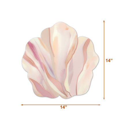 Pink Bloom: Flower Placemat with Rosegold Mirror