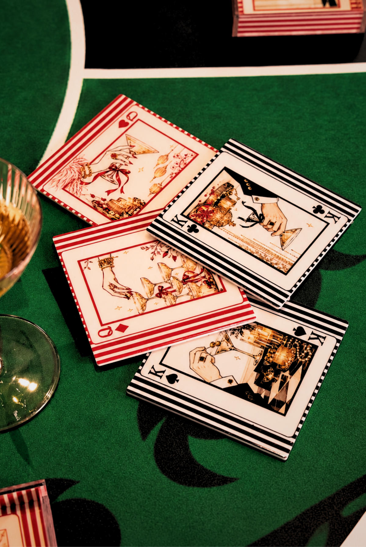 Games Night: Coasters (Set of 4)
