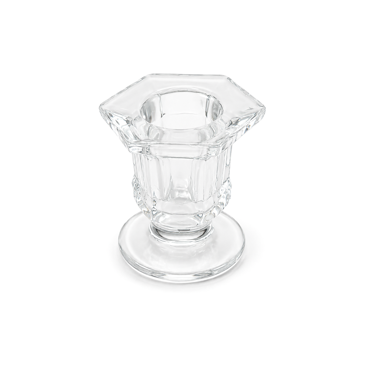 Glass Sleek Candle Stand
