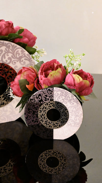 Imperial Black & White: 6" Vase