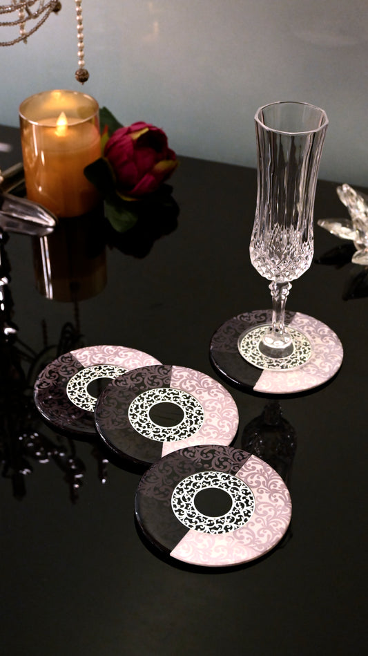 Imperial Black & White: Coaster (Set Of 4)