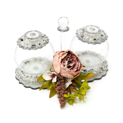 White Rose Stones: Jar Platter