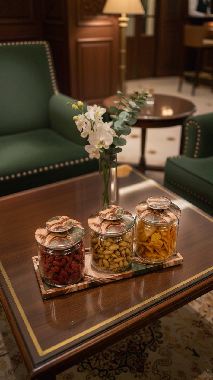 Earth Marble: Jar Platter