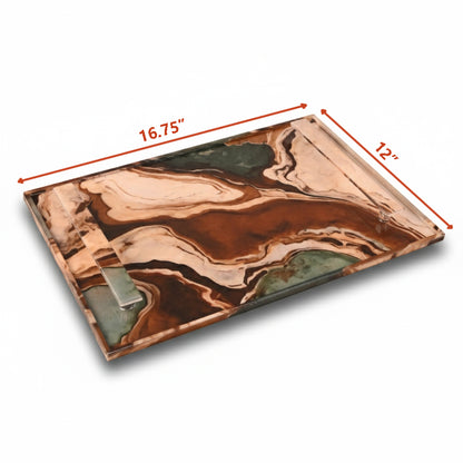 Earth Marble: Large Tray