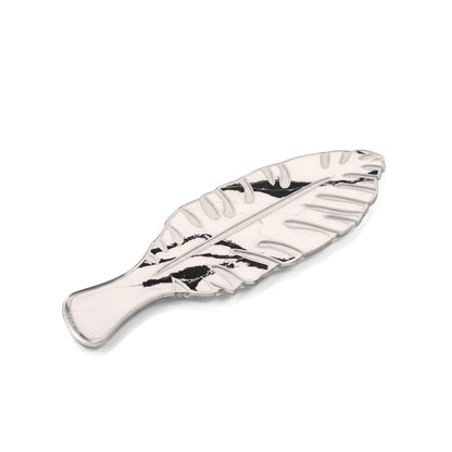 Daisy White: Leaf Platter
